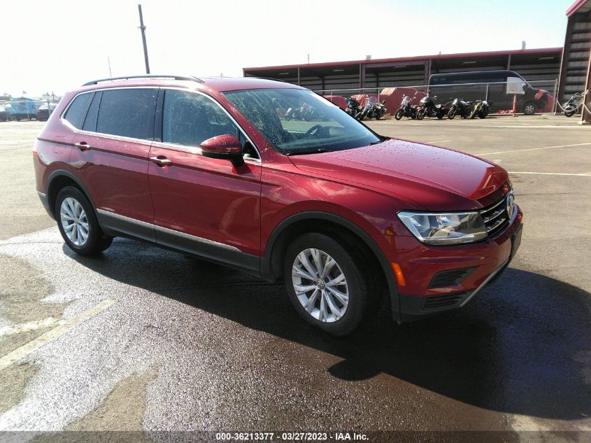 2018 VOLKSWAGEN TIGUAN SEL/SE - 3VV3B7AX0JM134101