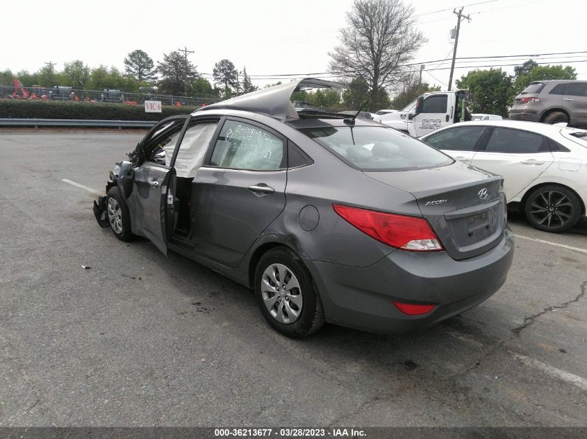 2017 HYUNDAI ACCENT SE - KMHCT4AEXHU239061
