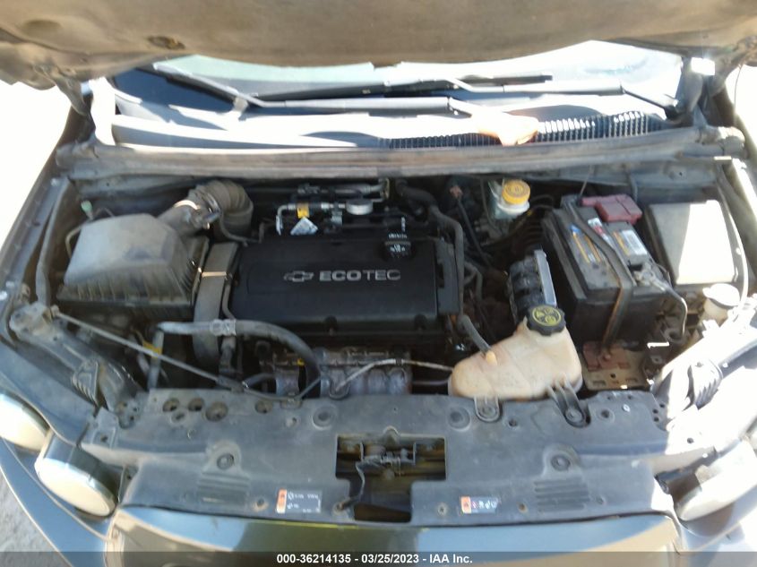 2015 CHEVROLET SONIC LT - 1G1JC5SH3F4107839