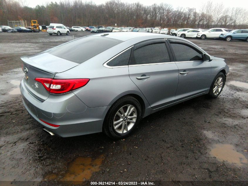 2016 HYUNDAI SONATA 2.4L SE - 5NPE24AF1GH374558