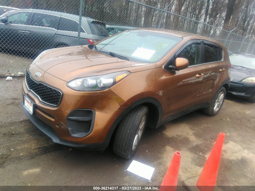 2018 KIA SPORTAGE LX - KNDPM3AC2J7307434