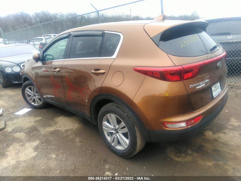 2018 KIA SPORTAGE LX - KNDPM3AC2J7307434