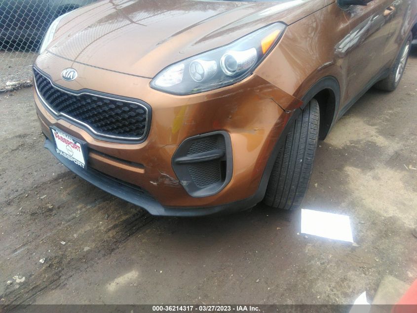 2018 KIA SPORTAGE LX - KNDPM3AC2J7307434