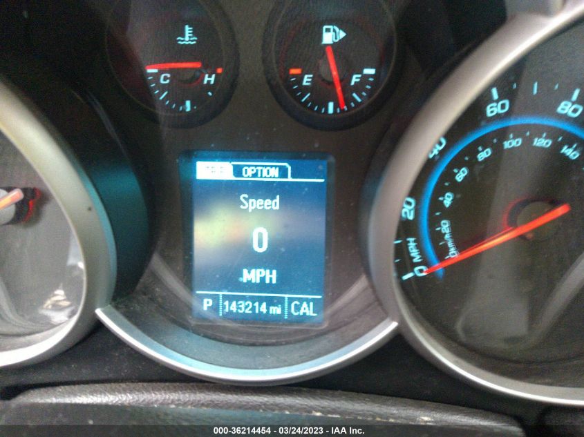 2014 CHEVROLET CRUZE 2LT - 1G1PE5SBXE7236822