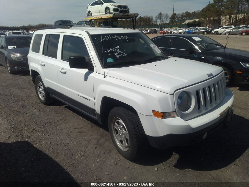 2015 JEEP PATRIOT SPORT - 1C4NJRBB7FD248625