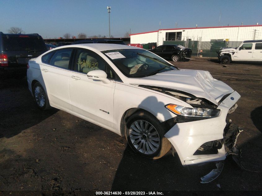 2014 FORD FUSION SE HYBRID - 3FA6P0LU6ER260288