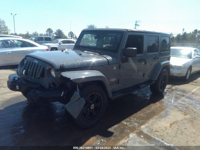 2014 JEEP WRANGLER UNLIMITED SAHARA - 1C4BJWEG8EL224489