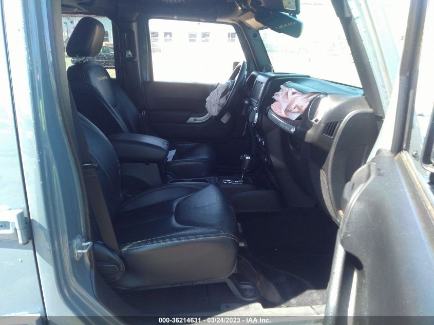 2014 JEEP WRANGLER UNLIMITED SAHARA - 1C4BJWEG8EL224489