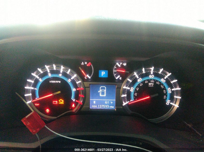 2018 TOYOTA 4RUNNER SR5/SR5 PREMIUM/LIMITED - JTEZU5JR7J5185816