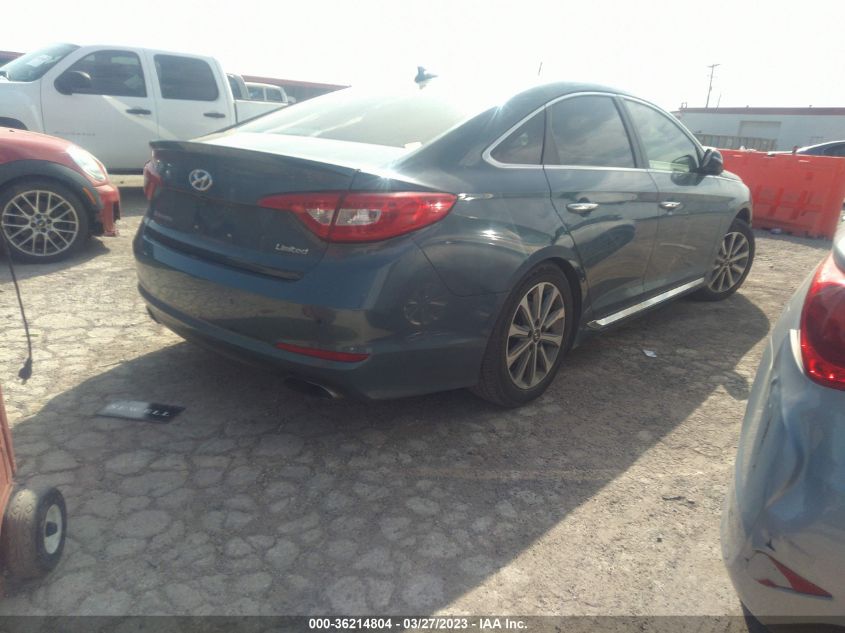 2017 HYUNDAI SONATA LIMITED - 5NPE34AF4HH512656