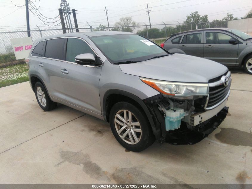 2015 TOYOTA HIGHLANDER LE - 5TDZKRFHXFS068296