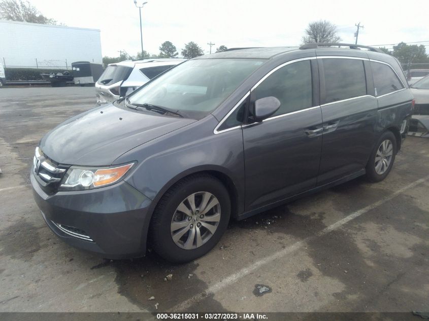 2016 HONDA ODYSSEY EX-L - 5FNRL5H6XGB002032