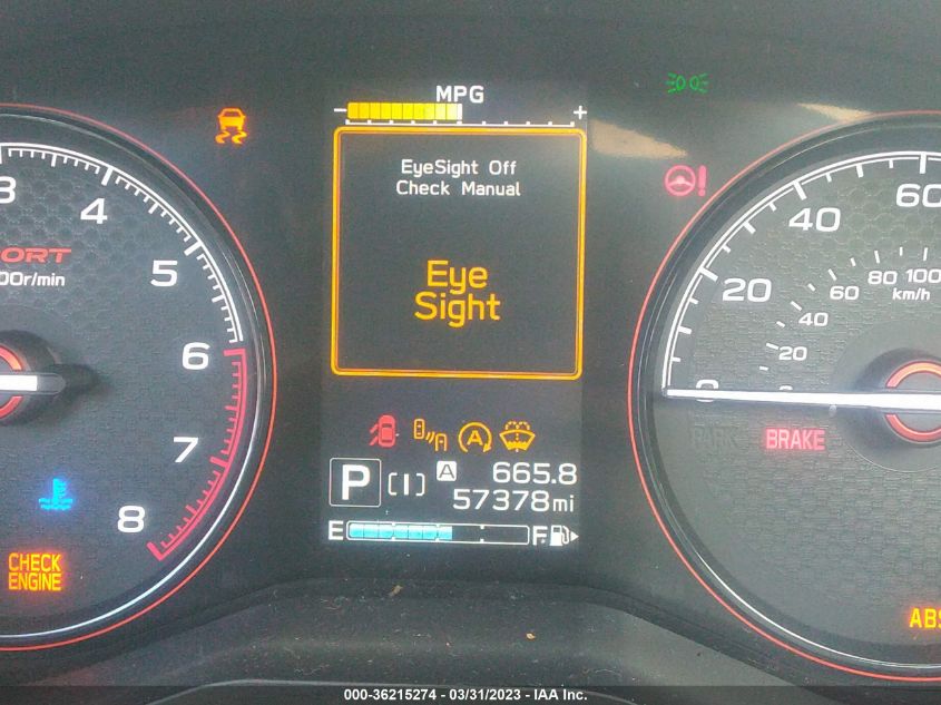 2019 SUBARU FORESTER SPORT - JF2SKAPC6KH532335