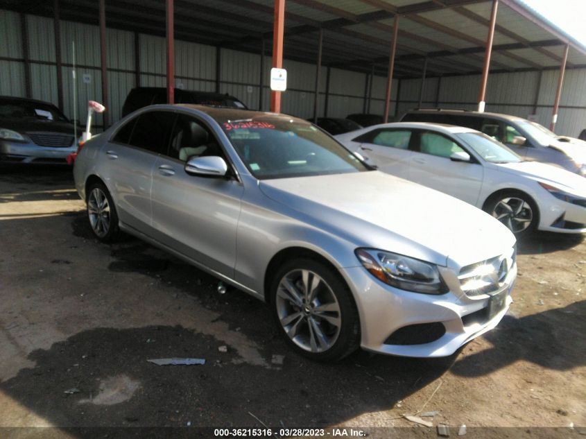 55SWF4KB4JU268775 2018 MERCEDES-BENZ C-CLASS, photo no. 1