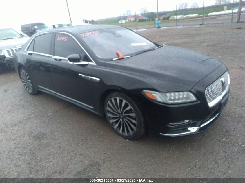 2018 LINCOLN CONTINENTAL BLACK LABEL - 1LN6L9BC3J5609290