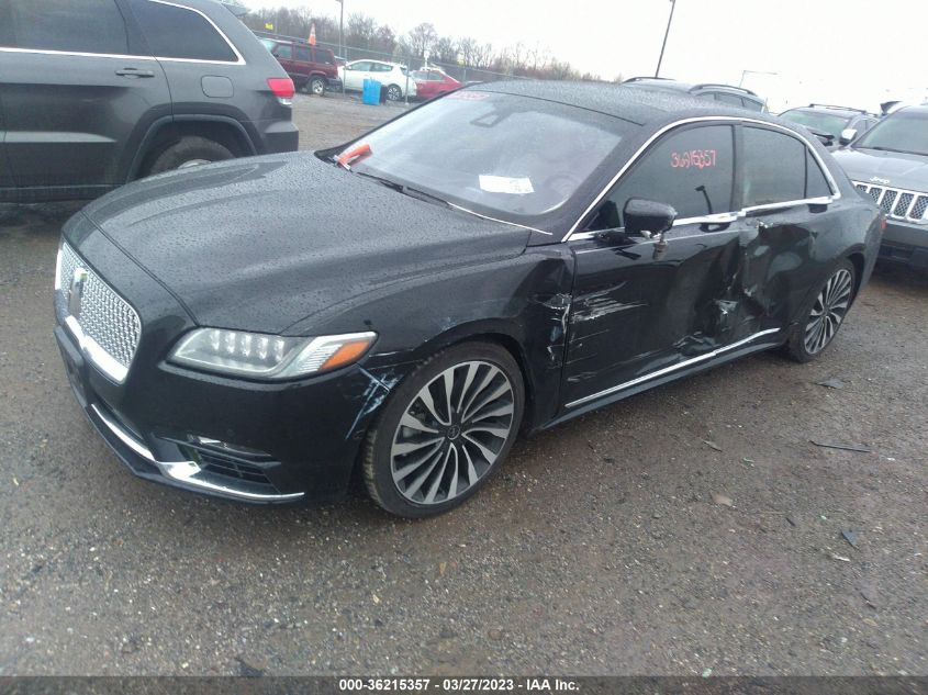 2018 LINCOLN CONTINENTAL BLACK LABEL - 1LN6L9BC3J5609290