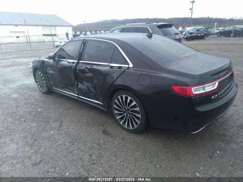 2018 LINCOLN CONTINENTAL BLACK LABEL - 1LN6L9BC3J5609290