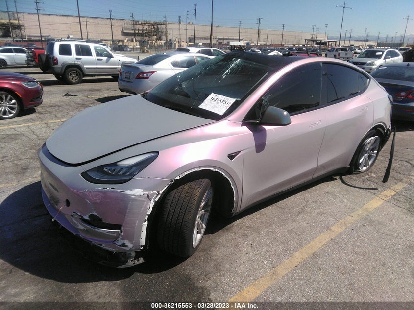 Auction sale of the 2021 TESLA MODEL Y , vin: 5YJYGDEE8MF204207, lot number: 36215553