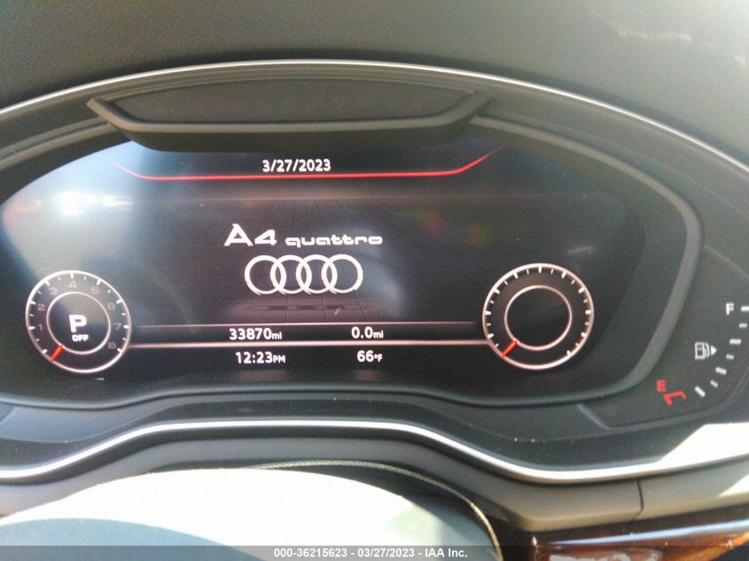 2018 AUDI A4 PREMIUM PLUS - WAUENAF43JA144822