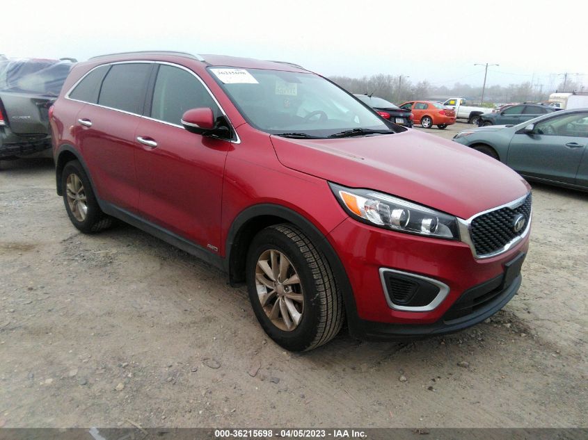 2018 KIA SORENTO LX - 5XYPGDA34JG416056