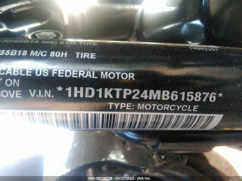2021 HARLEY-DAVIDSON FLTRXS 1HD1KTP24MB615876