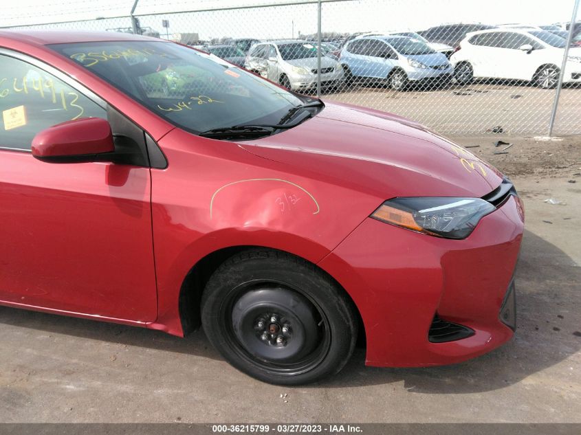 2019 TOYOTA COROLLA L/LE/SE/XLE/XSE - 2T1BURHEXKC184681