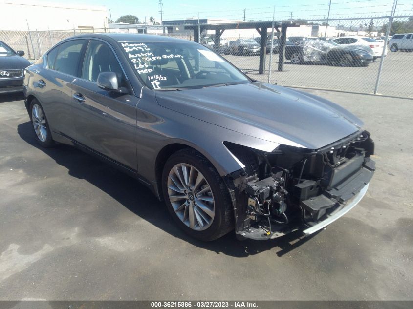 2021 INFINITI Q50 3.0T LUXE - JN1EV7BP4MM704133