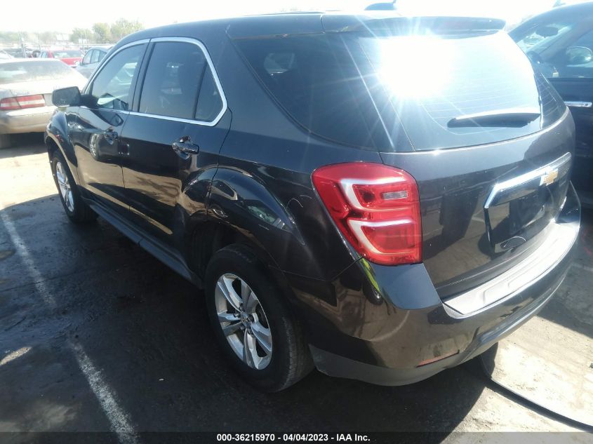 2016 CHEVROLET EQUINOX LS - 1GNALBEK7GZ100367