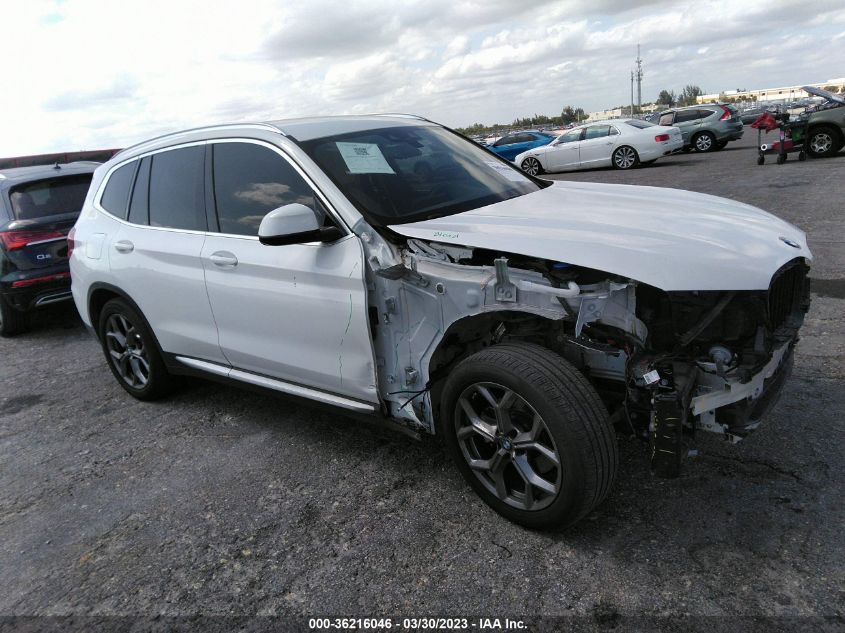 2021 BMW X3 SDRIVE30I - 5UXTY3C02M9F98534