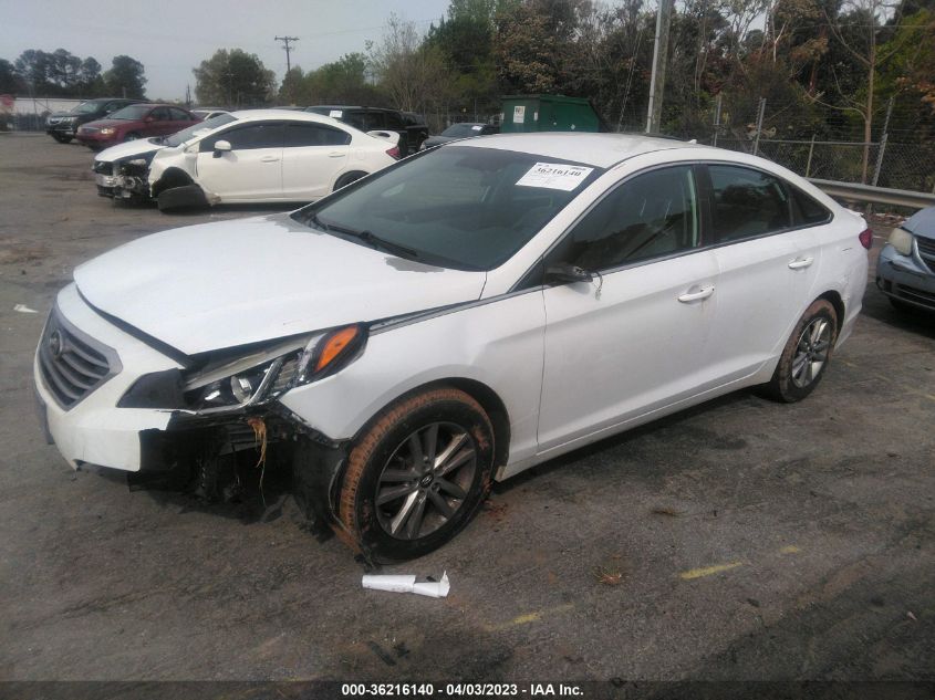 2015 HYUNDAI SONATA 2.4L SE - 5NPE24AF1FH054655