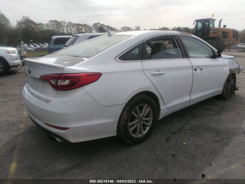 2015 HYUNDAI SONATA 2.4L SE - 5NPE24AF1FH054655