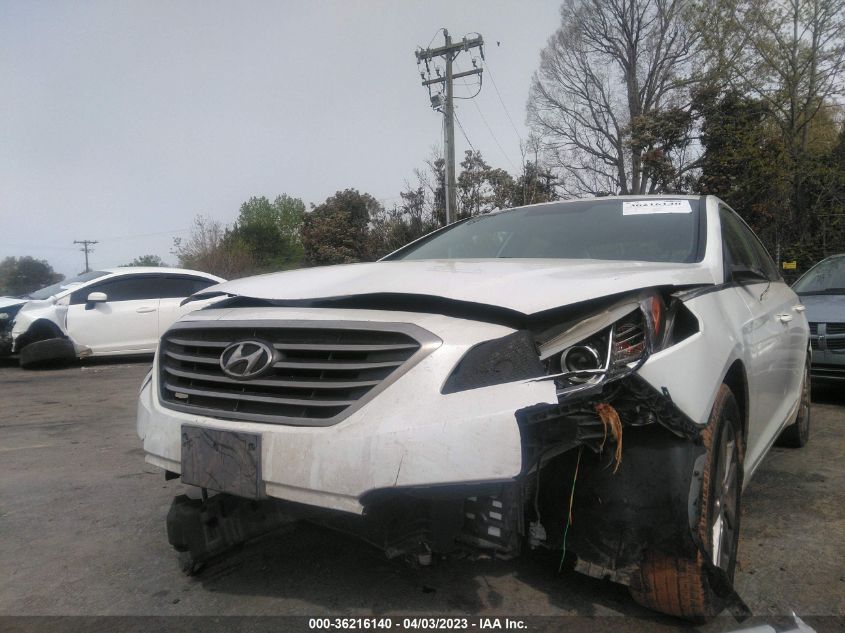 2015 HYUNDAI SONATA 2.4L SE - 5NPE24AF1FH054655