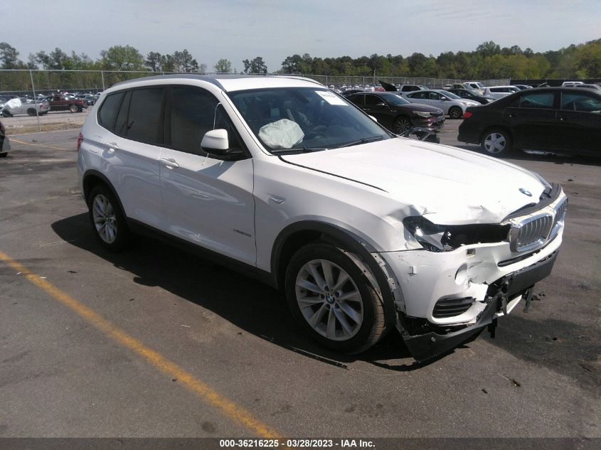 2017 BMW X3 SDRIVE28I - 5UXWZ7C31H0V89116