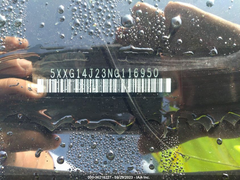 2022 KIA K5 LXS - 5XXG14J23NG116950