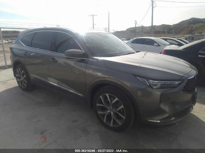 2023 ACURA MDX W/TECHNOLOGY PACKAGE - 5J8YD9H4XPL001055