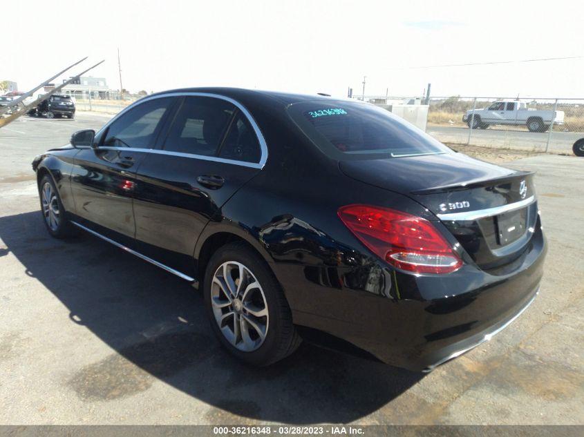 2016 MERCEDES-BENZ C-CLASS C 300 - 55SWF4KB9GU137768