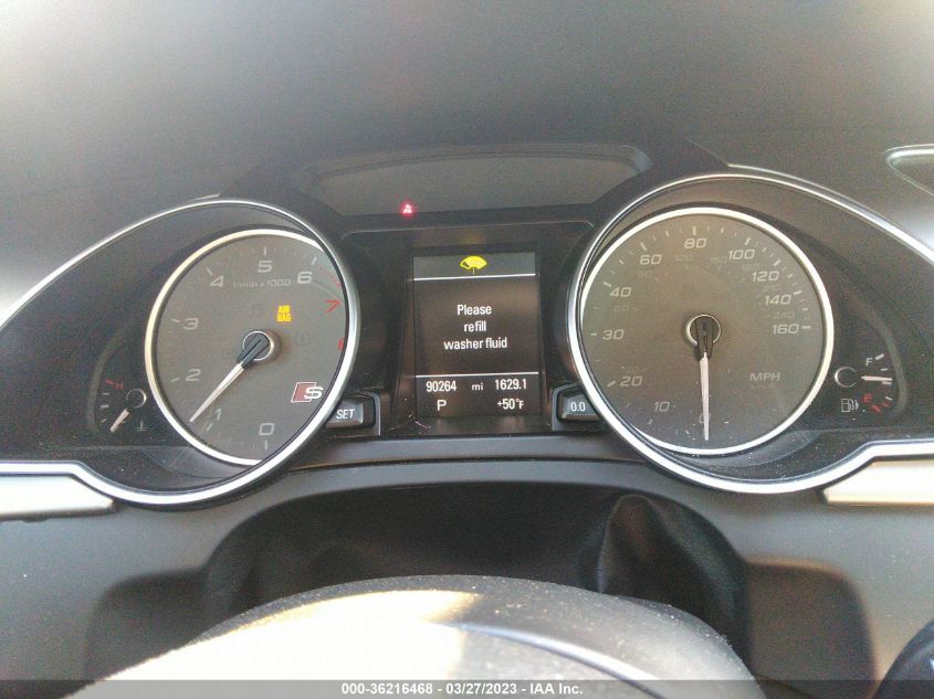 2014 AUDI S5 PRESTIGE WAUVGAFR9EA019657