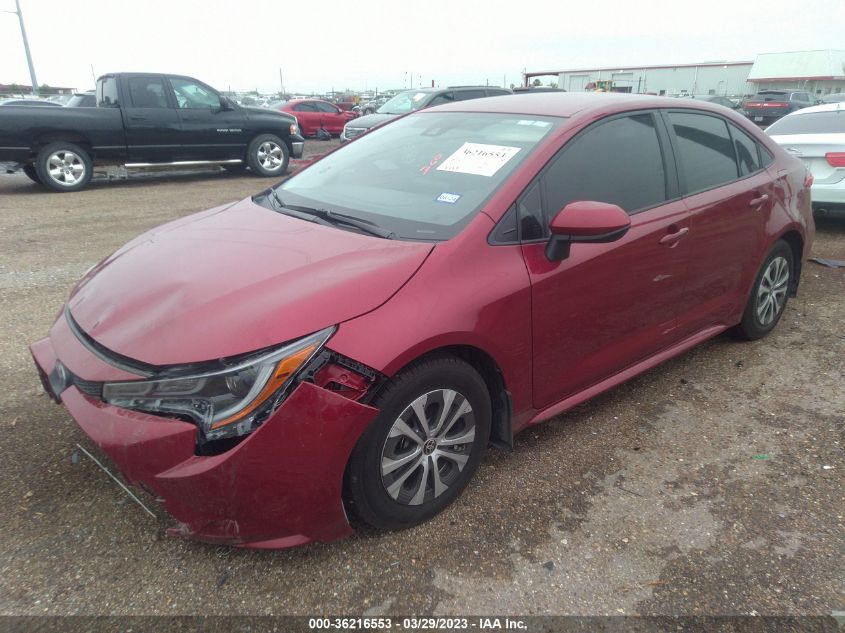 2022 TOYOTA COROLLA HYBRID LE - JTDEAMDE3NJ060792