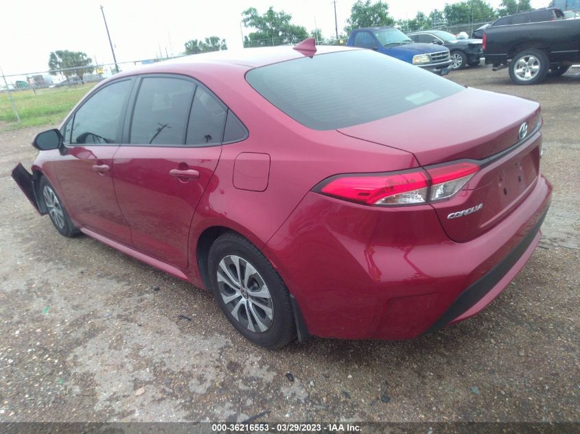 2022 TOYOTA COROLLA HYBRID LE - JTDEAMDE3NJ060792