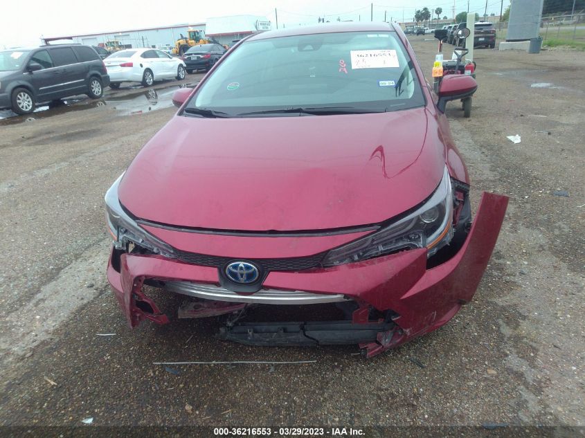 2022 TOYOTA COROLLA HYBRID LE - JTDEAMDE3NJ060792