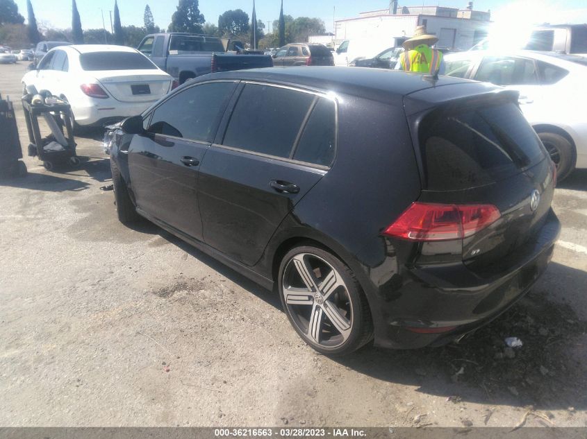 2016 VOLKSWAGEN GOLF R WVWUF7AUXGW208646