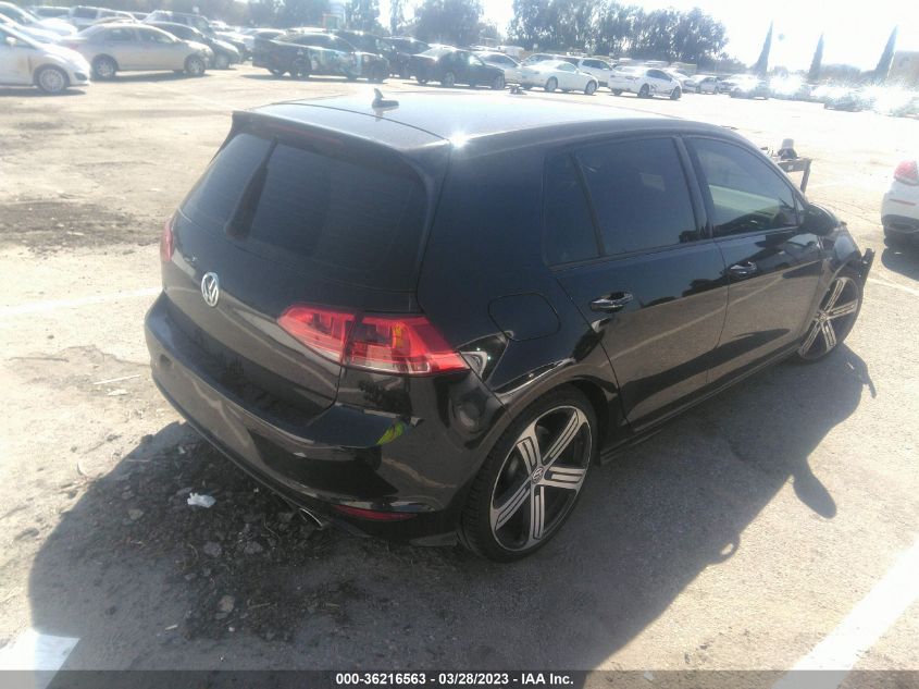 2016 VOLKSWAGEN GOLF R WVWUF7AUXGW208646
