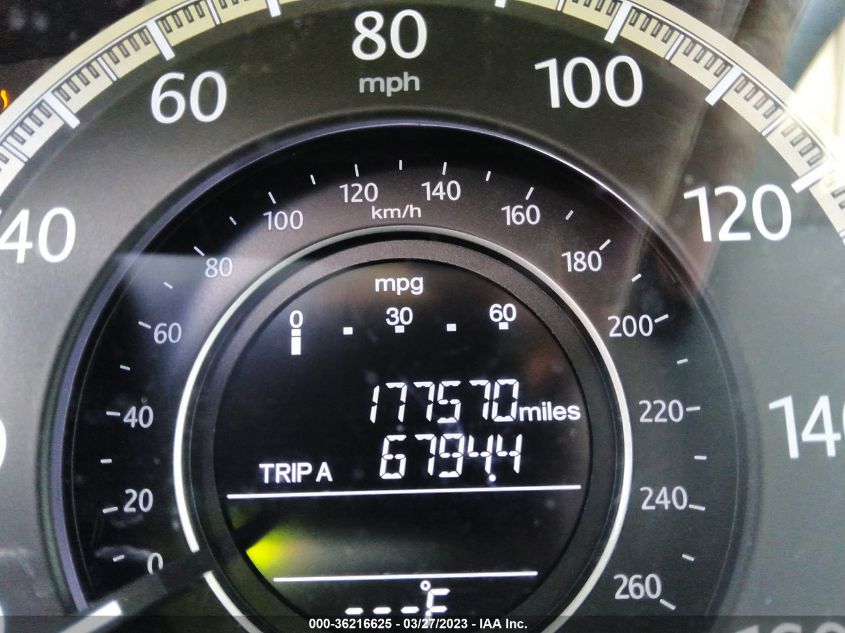 2014 HONDA ACCORD SEDAN EX-L - 1HGCR3F81EA002957