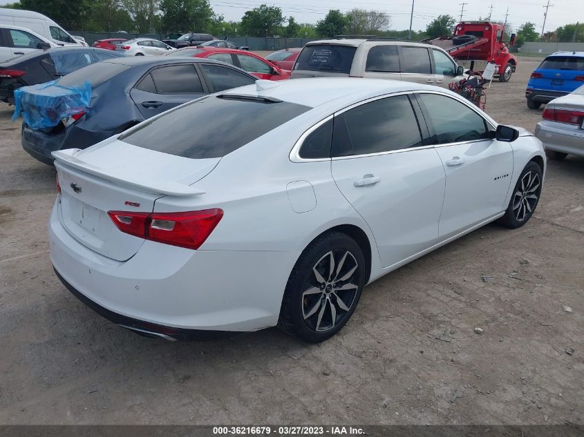 2021 CHEVROLET MALIBU RS - 1G1ZG5ST4MF037037