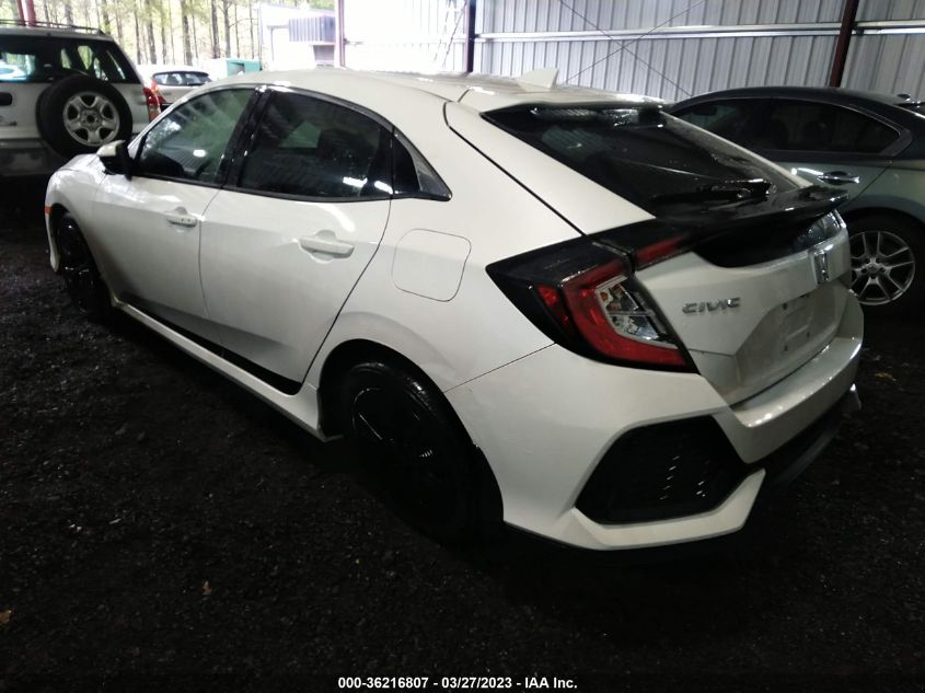 2018 HONDA CIVIC HATCHBACK EX - SHHFK7H57JU218189