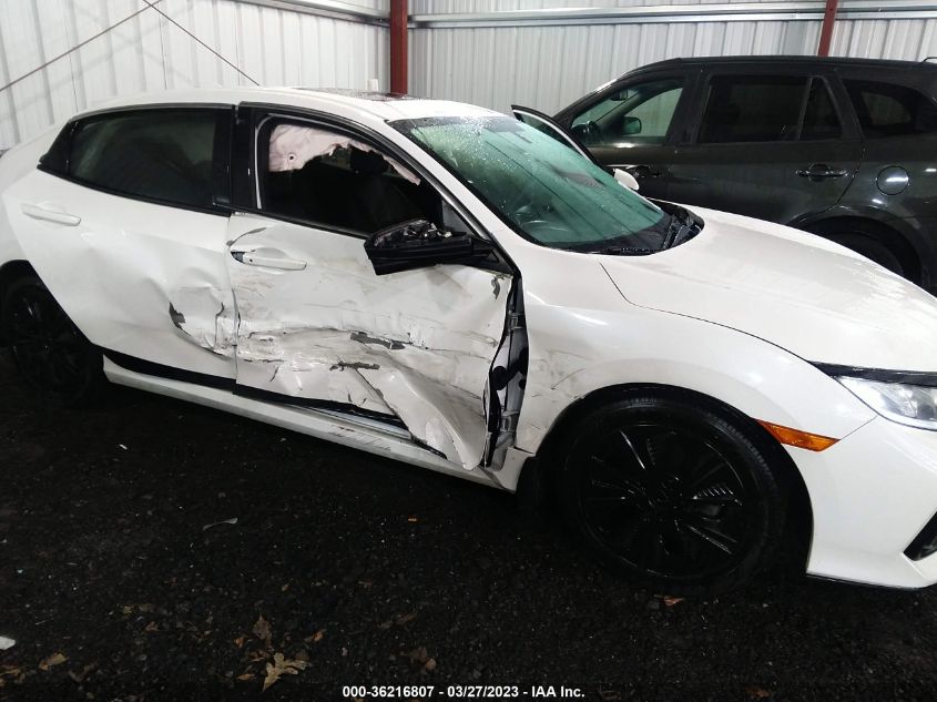 2018 HONDA CIVIC HATCHBACK EX - SHHFK7H57JU218189
