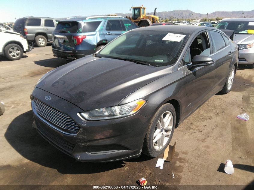 2016 FORD FUSION SE - 3FA6P0H74GR296485