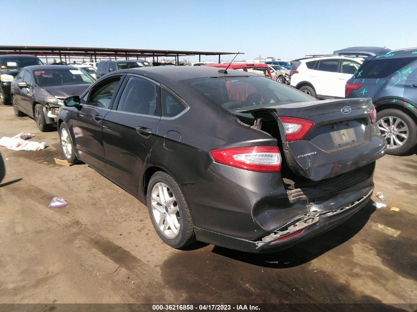 2016 FORD FUSION SE - 3FA6P0H74GR296485