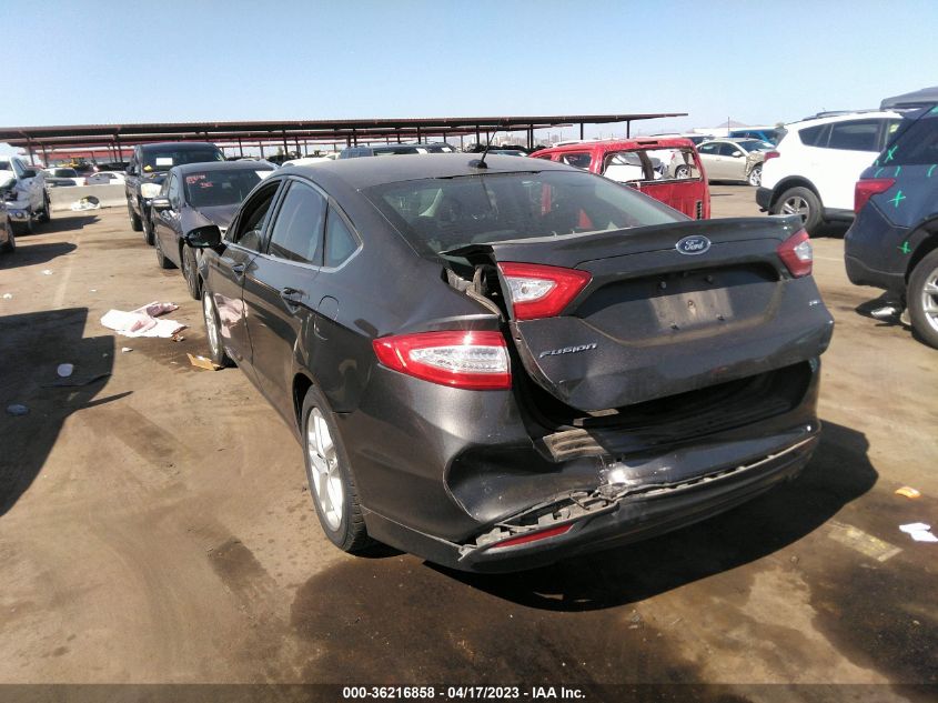 2016 FORD FUSION SE - 3FA6P0H74GR296485