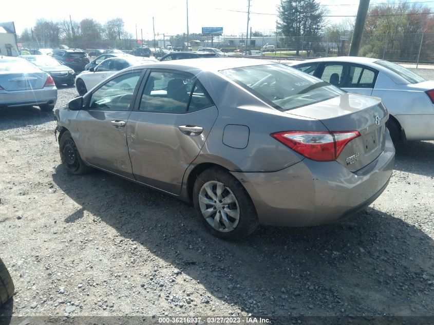 2015 TOYOTA COROLLA L/LE/S/S PLUS/LE PLUS - 2T1BURHEXFC400356